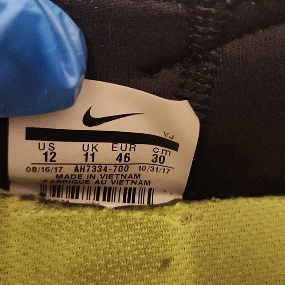 NIKE AIR HUARACHE DRUFT BLACK VOLT. Size 12 - Picture 2 of 12